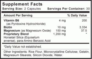 Typical Vitamin Supplement Ingredients