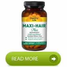 Country Life Biotin Maxi Hair Plus 120 Veggie Caps